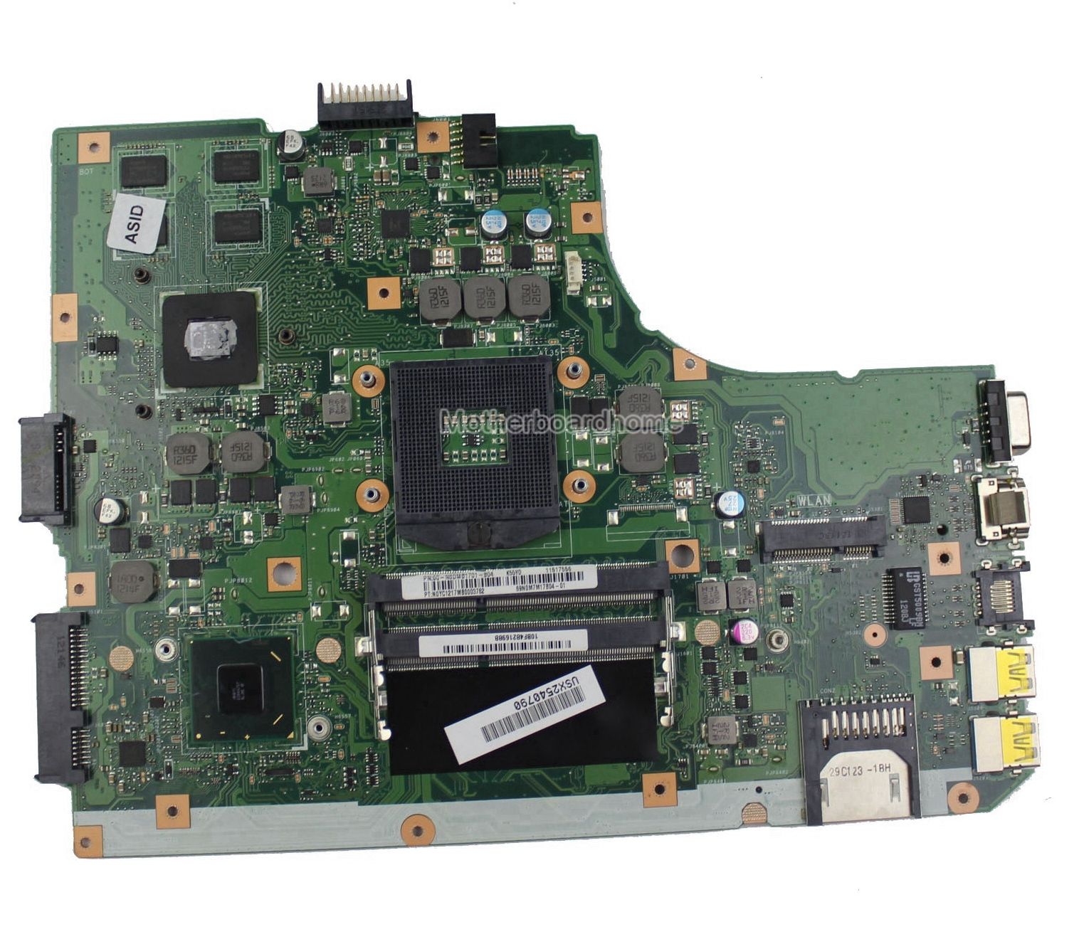 ASUS K55 K55VD U57A Intel Laptop Mainboard HM76 GT610M 60-N8DMB1